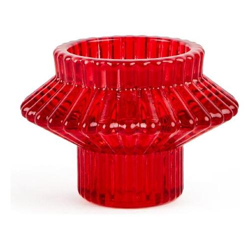 Mercury Porta candela (8x5,6cm) CHRISTMAS Rosso 86498