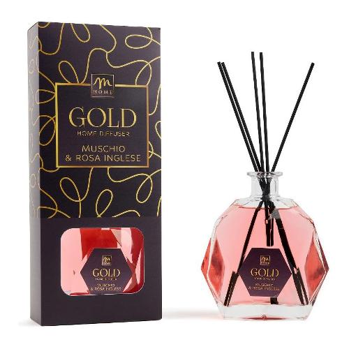 Mercury Profumatore a sticks (700ml) Muschio & Rosa Esagonale GOLD 84005