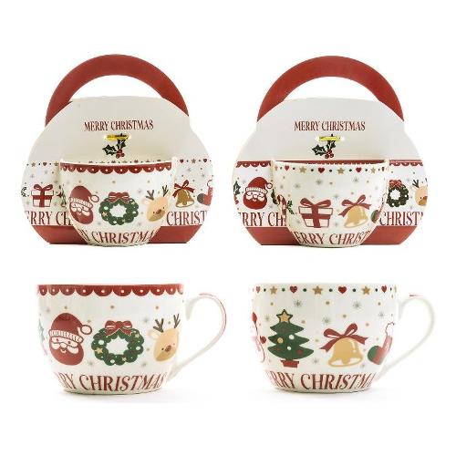 Mercury Tazza natalizia (480ml) Jumbo CHRISTMAS assortito 50670
