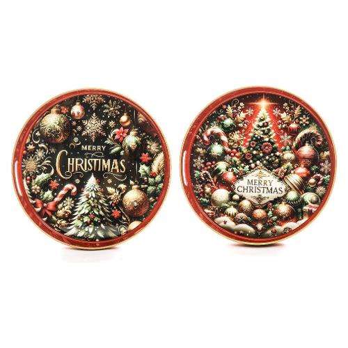 Mercury Vassoio natalizio Decorato Plastica (33cm) CHRISTMAS Assortito 88877