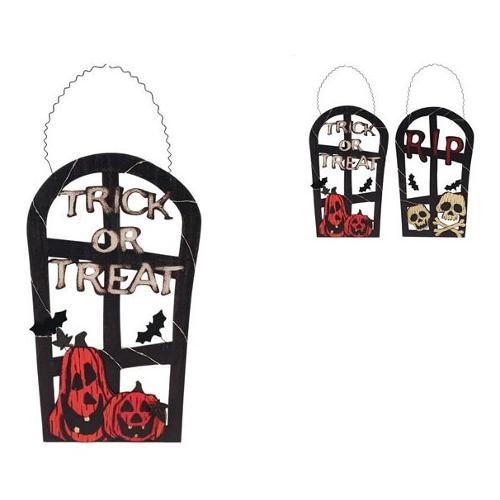 Due Esse Christmas Dietroporta con luce 22x38 cm Decorazione Halloween Assortito XHW24002891