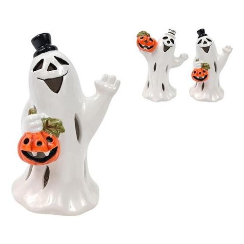 Due Esse Christmas Fantasma 16cm Ceramica Decorazione Halloween Assortito XHW24004271
