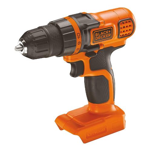 Black & Decker Trapano avvitatore batteria non inclusa 18V POWERCONNECT BDCDD18N XJ
