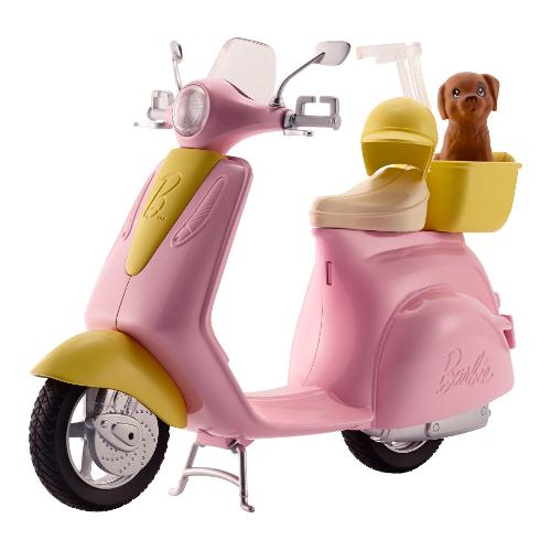 Mattel Scooter con Cagnolino BARBIE Rosa FRP56