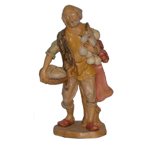 Euromarchi Statua Pastore con Salumi (20 cm) 04719