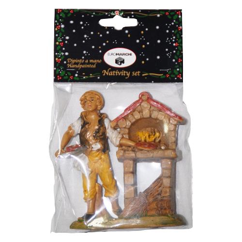 Euromarchi Statua Pastore doppio (10 cm) 00181NSC