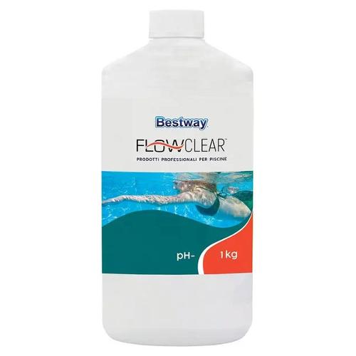 Bestway Correttore liquido pH Minus piscine flacone 1 kg 59023 6