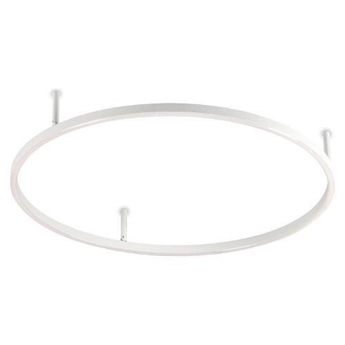 Ideal Lux Plafoniera ORACLE SLIM pl d070 round 3000k on off Bianco (7x70cm) 265995 1 luce - LED - Max 37W