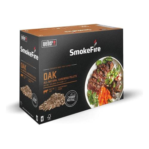 Weber Pellet alimentare Quercia SMOKE FIRE scatola 8,0 kg 3401053