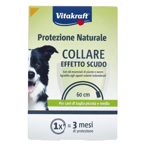 Vitakraft Collare antiparassitario per cani taglia medio/piccola PROTEZIONE NATURALE 41088