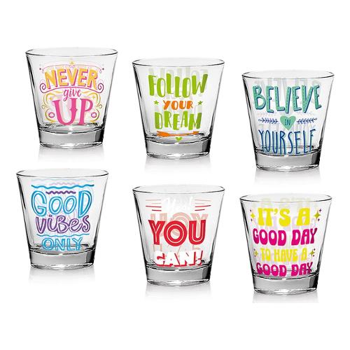 Cerve Set bicchieri Acqua 6 pz (250ml) Nadia WOW Fatasie assortite
