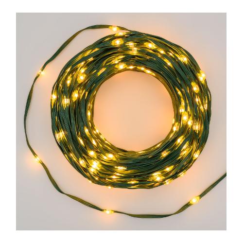 Lotti Filo (15+4mt) 200 luci Bianco caldo Gocce Led giochi luce XMAS KING 67400