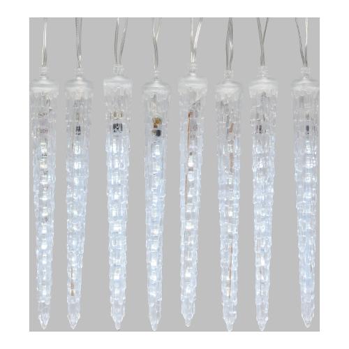 Lotti Tenda luminosa 8 Ghiaccioli led Light Drop (240x30 cm) nr 8 luci Bianco 67806