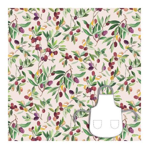 Rizzi Grembiule cucina SAVENA con pettorina 0613 ST1780D30613