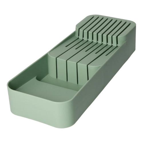 Brandani Porta coltelli 9p (13,5x39cm) Verde 55117