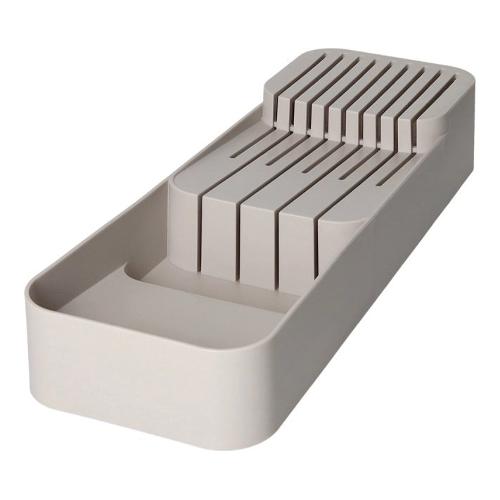 Brandani Porta coltelli 9 posti (13,5x39cm) Tortora 55116