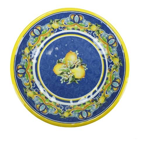 Brandani Insalatiera Plastica (35cm) ciotola CITRUS Blu e Giallo 51561