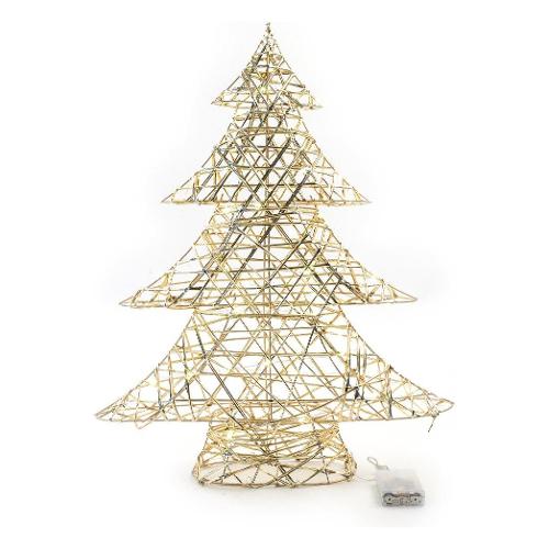 Mercury Albero di natale Oro 58256 (49x11x60cm) 50 luci - LED