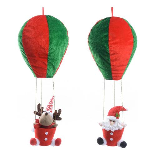 Mercury Personaggi natale mongolfiera colore assortito (28x78 cm) 52278
