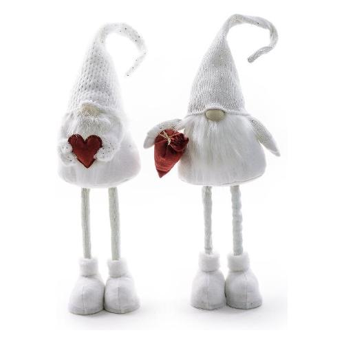 Mercury Babbo Natale cuoricino bianco Assortito (80 cm) 90443