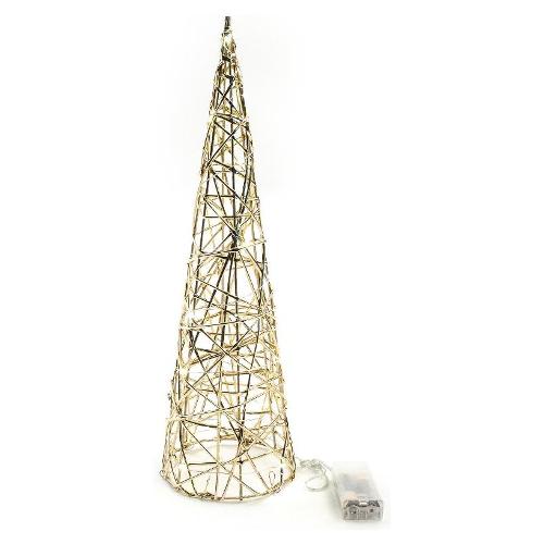 Mercury Albero di natale Oro 58119 (12x40cm) 20 luci - LED