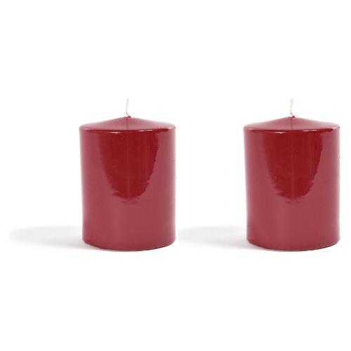 Mercury Set candele 2 pz (3,9x5cm) CHRISTMAS Bordeaux 80714