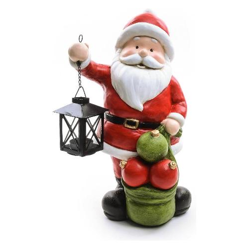 Mercury Babbo Natale con lanterna poliresina (20,5 cm) 50243