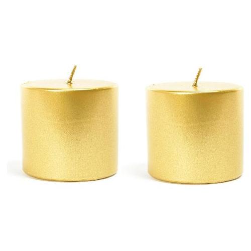 Mercury Set candele 2 pz (3,9x5cm) CHRISTMAS Oro lucido 80981