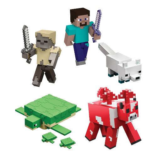Mattel Personaggio (8cm) MINECRAFT Assortito GTP08