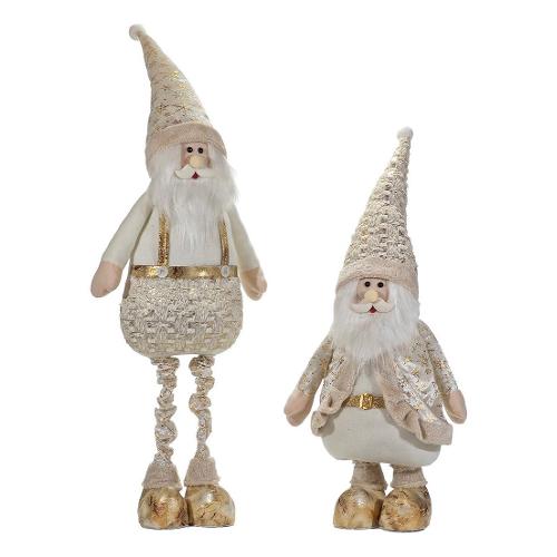 General Trade Babbo Natale estensibile bianco oro Assortito (85 cm) 442103