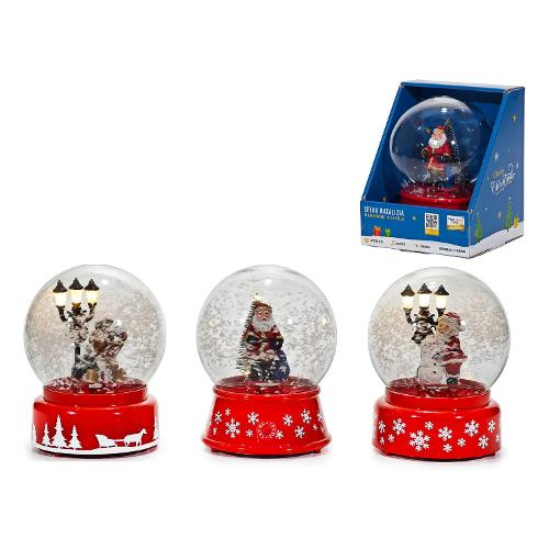 General Trade Palla neve con luce e musica colore assortito (15x18 cm) 474832