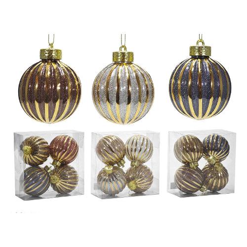 General Trade Set palline albero di natale (4 pz) Sfere Assortito 308094 (10cm)