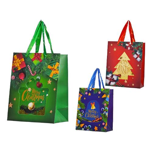General Trade Shopper natalizio (26x12x32 cm) Glitter colore assortito 492549