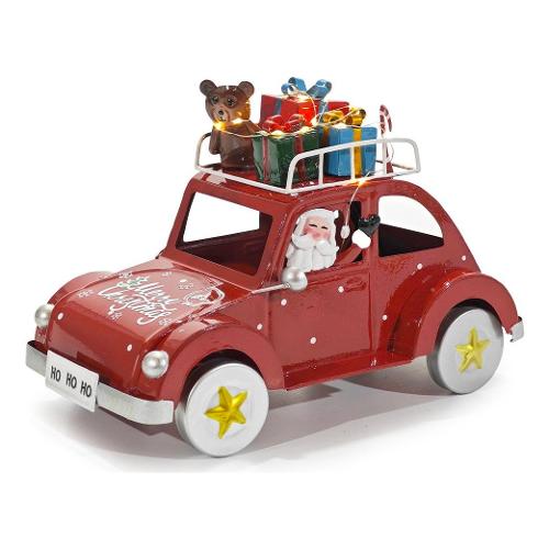 General Trade Decoro Auto con personaggio natalizio e luce (18 cm) 806314