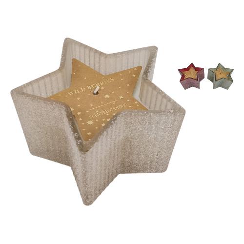 Due Esse Christmas Candela profumata Wild Berries (13x9cm) Stella Natalizia Assortito XNA24054471