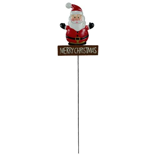 Due Esse Christmas Decoro Spillone latta Merry Christmas Assortito (15,5x61 cm) XNA24030811