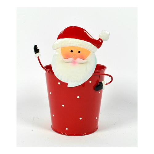 Due Esse Christmas Babbo Natale (11x18cm) Vaso Rosso XNA18002461
