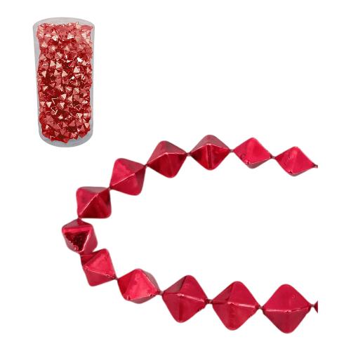 Due Esse Christmas Decoro Catenella diamante 6 mt Rosso XNA24049381