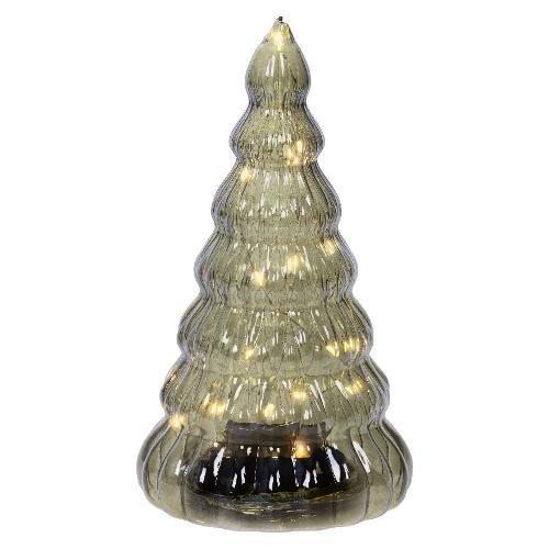Kaemingk Albero di natale Verde 489507 (13x22cm) 15 luci - MICROLED