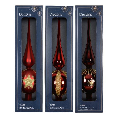 Kaemingk Puntale albero di natale (31 cm) Red assortito 170242