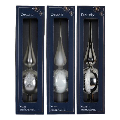 Kaemingk Puntale albero di natale (31 cm) Silver assortito 170245
