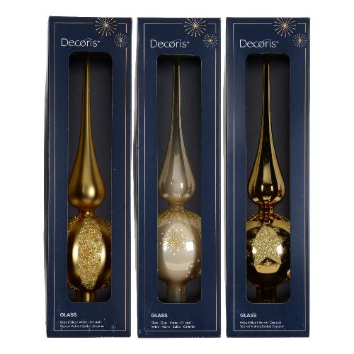 Kaemingk Puntale albero di natale (31 cm) Gold assortito 170243