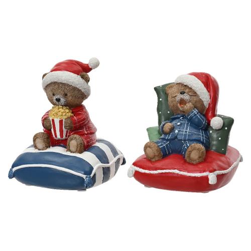 Kaemingk Orsetto su cuscino musicale colore assortito (14 cm) 398600
