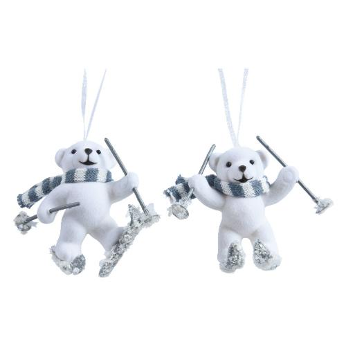 Kaemingk Orsetto con sci  bianco colore assortito (10 cm) 519993
