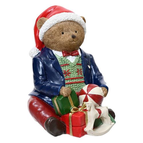 Kaemingk Orsetto con pacco regalo (16 cm) 531338