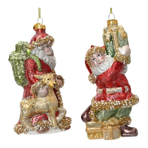 Kaemingk Pendaglio Babbo con sacco colore assortito (14 cm) 129680