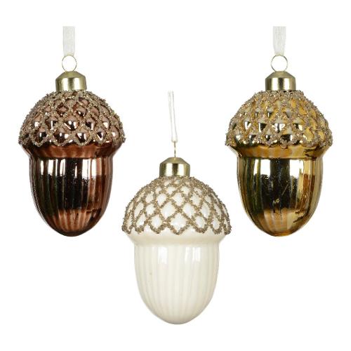 Kaemingk Ghianda (9cm) Assortito Plastica 071319