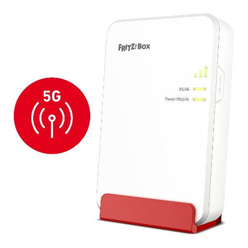 Avm Modem router FRITZ!BOX 6860 5G Edition International Mesh Dual Band White e Red 20003071