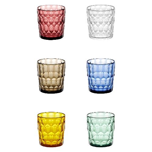 Guzzini Set bicchieri Acqua 6 pz (8,5x9,2cm) VANITY Colori assortiti 13140352
