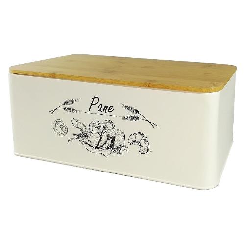 General Trade Porta pane (33x12x14cm) con coperchio BREAD Beige 533345